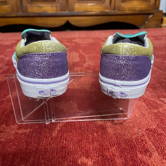 WMNS Mermaid Glitter Vans Slip Ons. - Picture 10 of 12